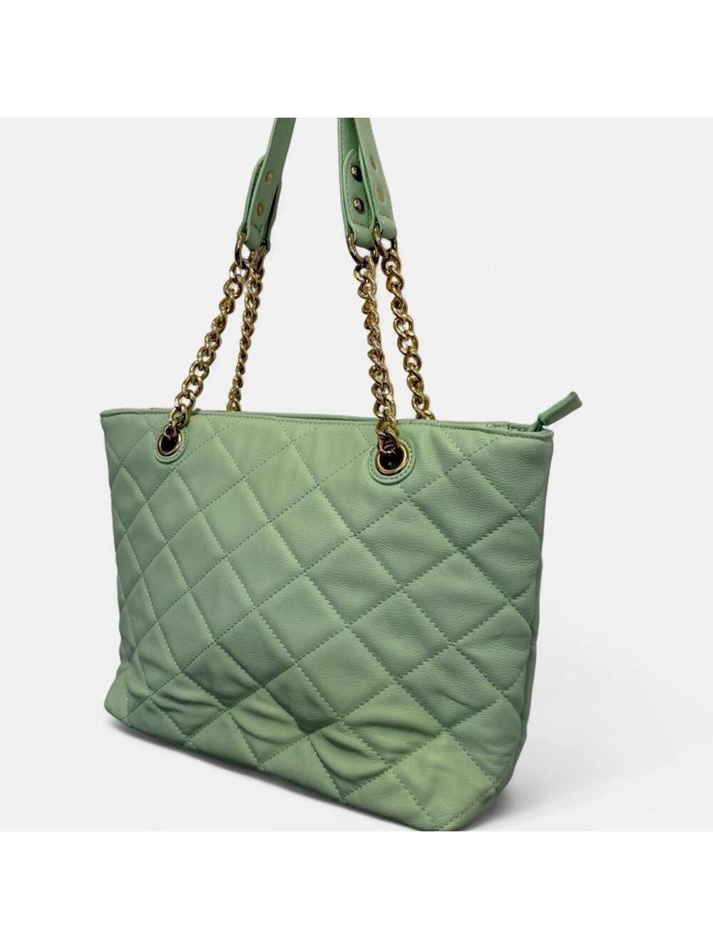 Charming Charlie Women's Green and Blue Bag
